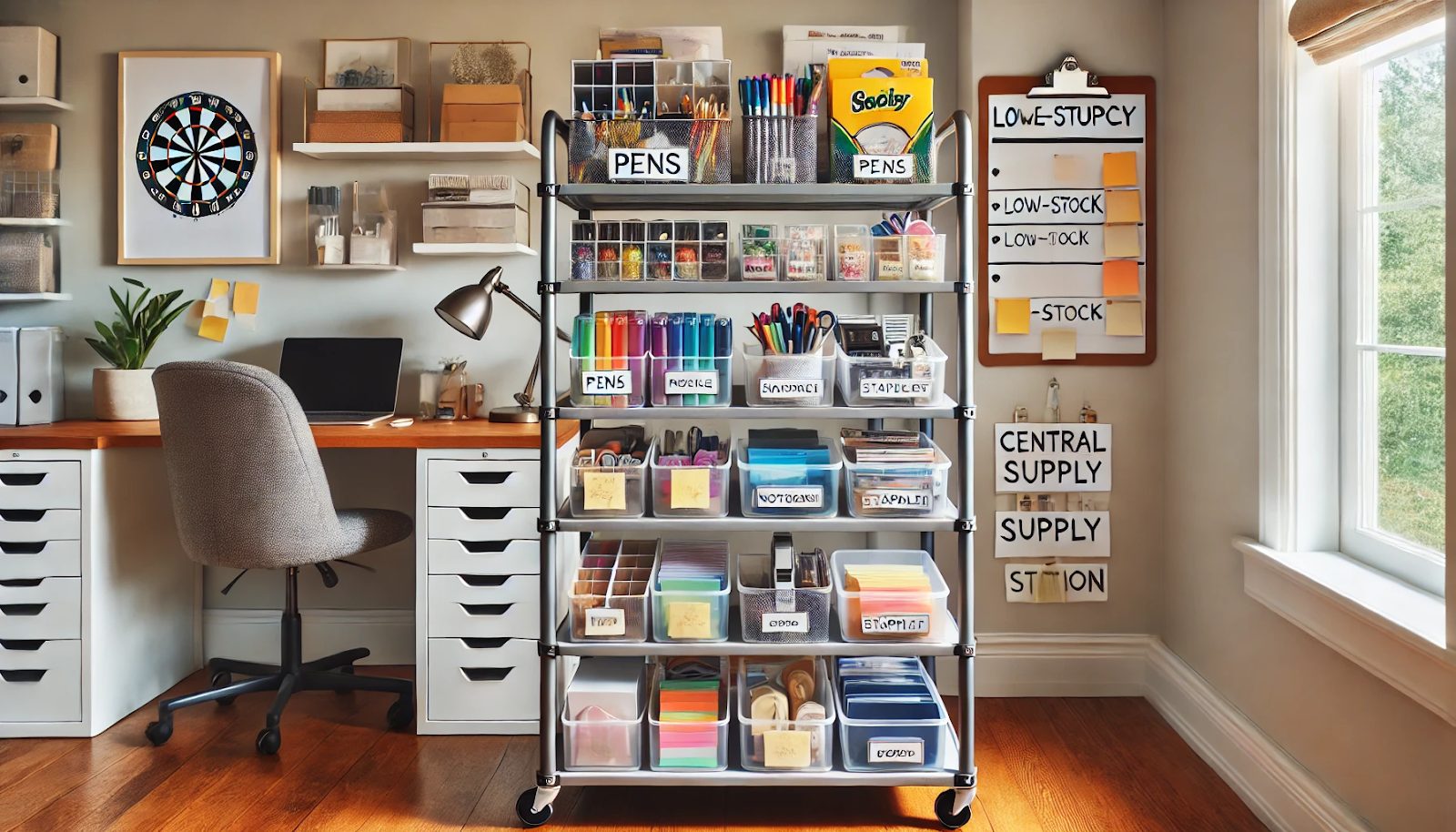Organizing a Shared Home Office