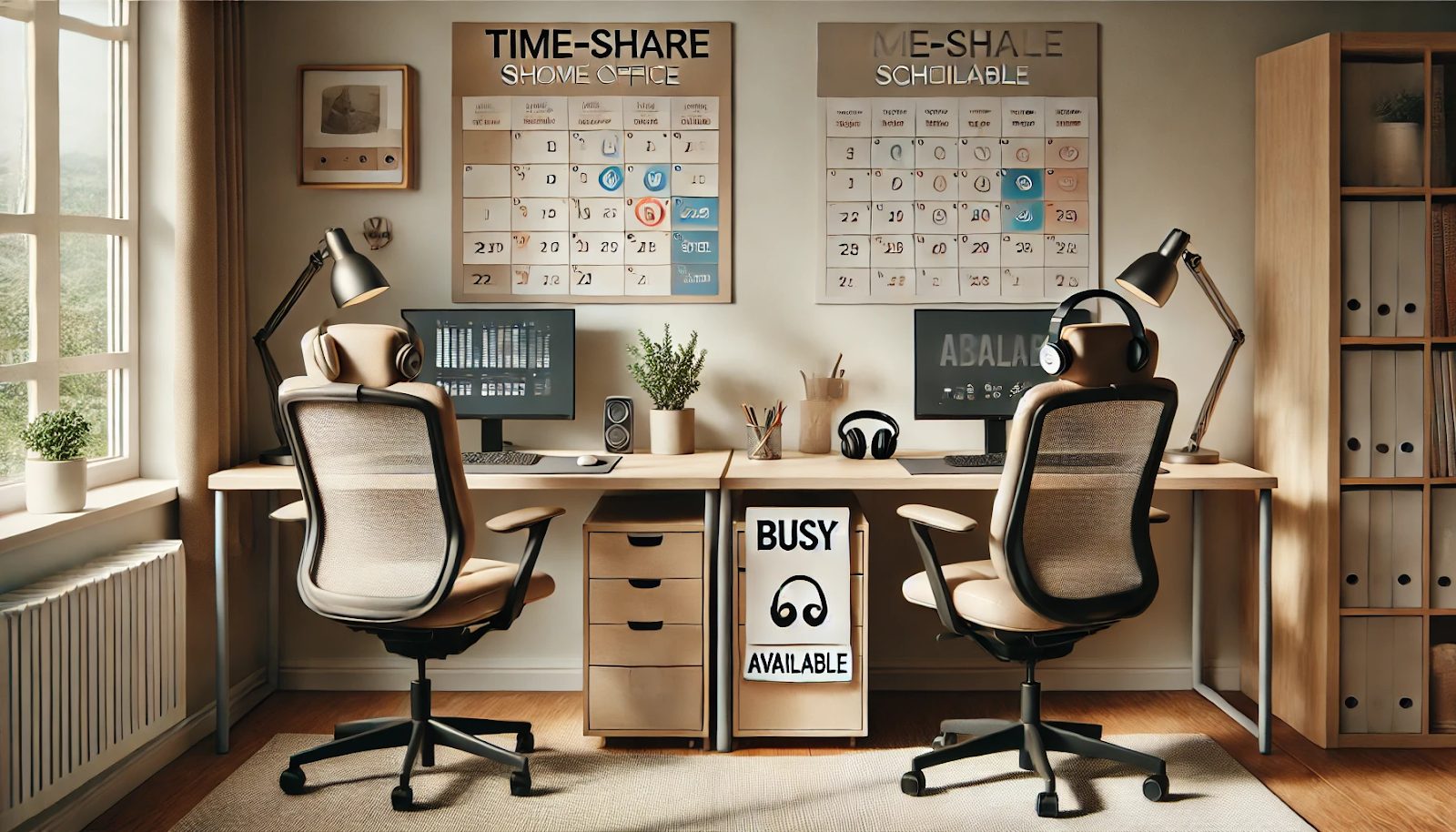 Organizing a Shared Home Office